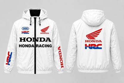 Honda Racing HRC Lightweight Hooded Windbreaker Jacket